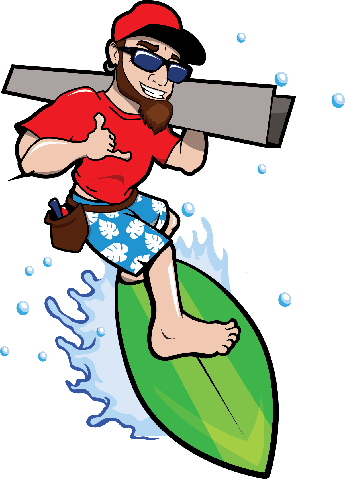 Surfer Isolated
